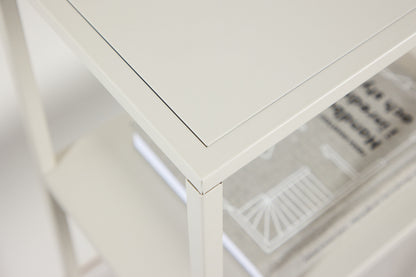 Staal sidebord - beige - billede 15