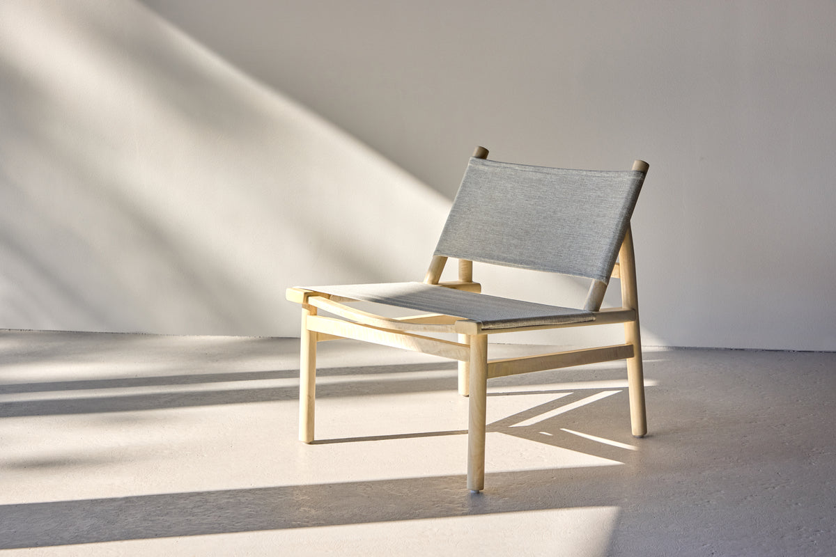 Millo Loungestol Natur/Grå