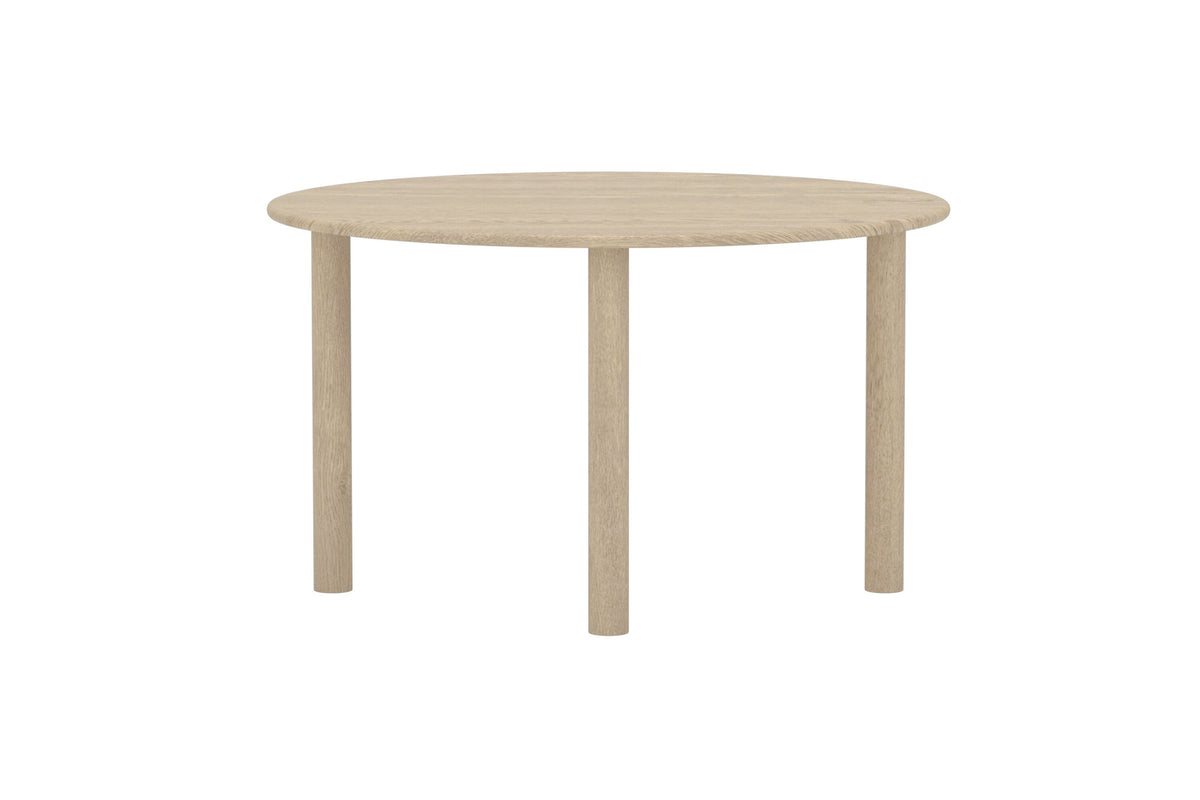 Hilo ovalt spisebord - 130 × 110 cm - natur - billede 1