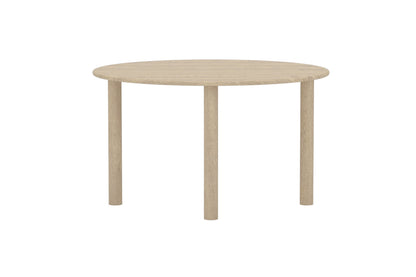 Hilo ovalt spisebord - 130 × 110 cm - natur - billede 1
