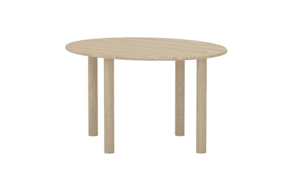 Hilo ovalt spisebord - 130 × 110 cm - natur - billede 3