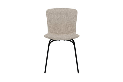 Linus spisebordsstole - beige, sort - 2 stk. - billede 1