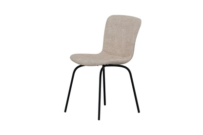 Linus spisebordsstole - beige, sort - 2 stk. - billede 3