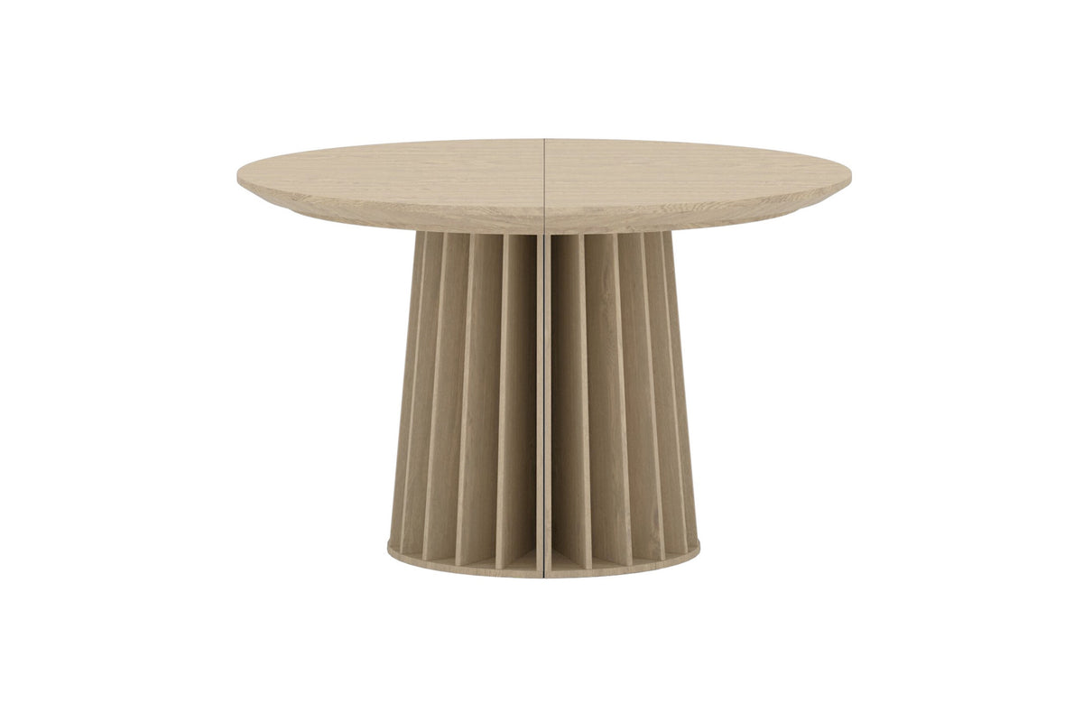 Dope rundt spisebord - Ø120 cm - natur - billede 1
