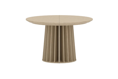 Dope rundt spisebord - Ø120 cm - natur - billede 1