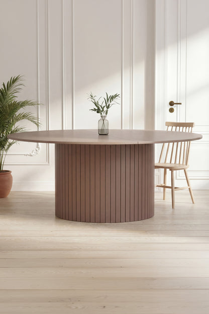 Härön rundt spisebord - Ø180 cm - brun - billede 7