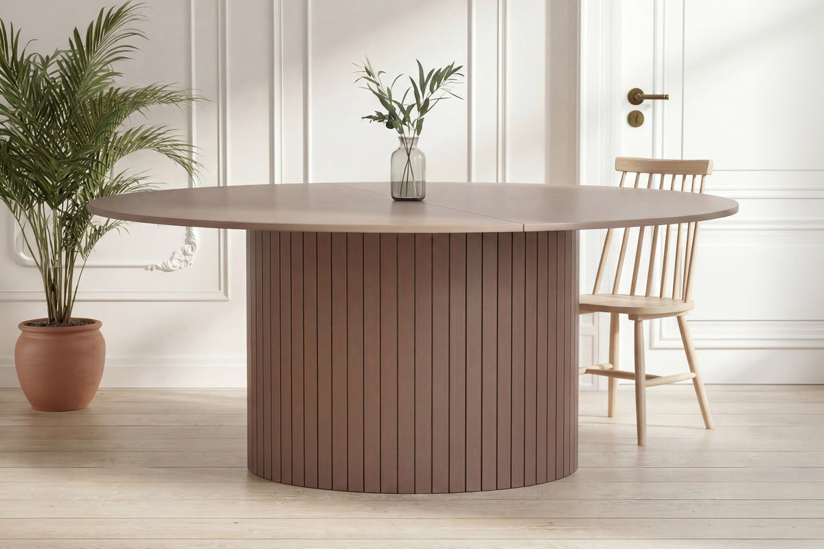 Härön rundt spisebord - Ø180 cm - brun - billede 3
