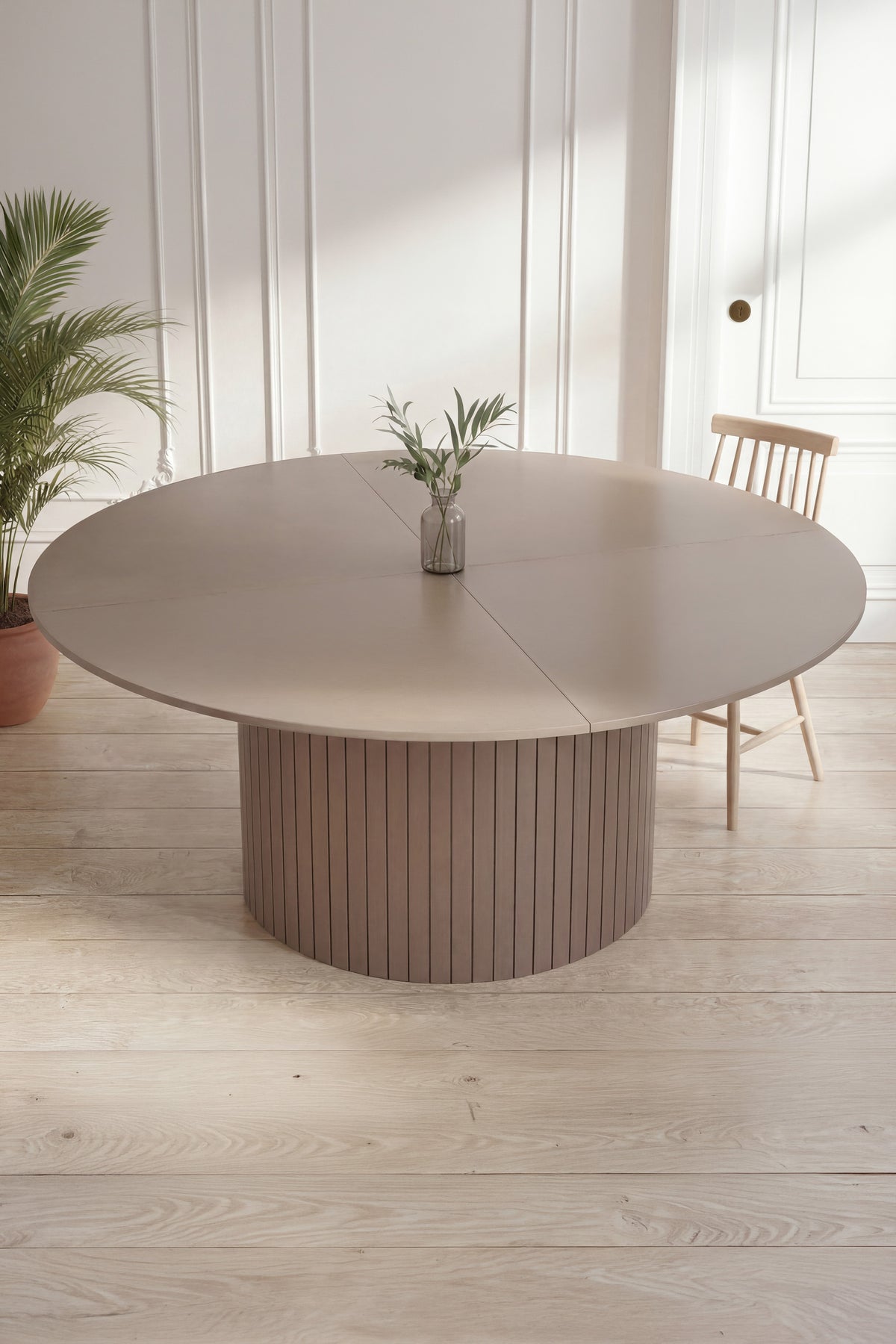 Härön rundt spisebord - Ø180 cm - brun - billede 8