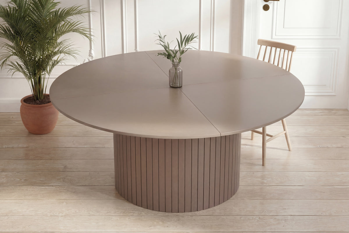 Härön rundt spisebord - Ø180 cm - brun - billede 4