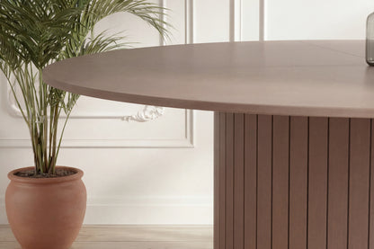 Härön rundt spisebord - Ø180 cm - brun - billede 5