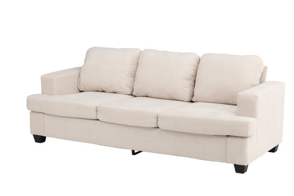 Sani 3-personers sofa - sort, beige - billede 2