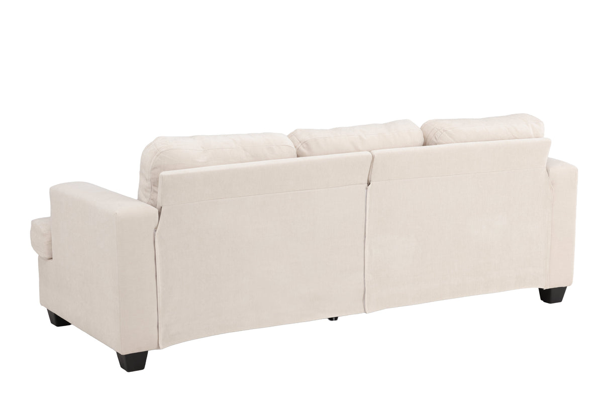 Sani 3-personers sofa - sort, beige - billede 6