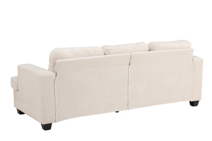 Sani 3-personers sofa - sort, beige - billede 6