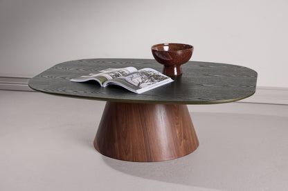 Lanzo sofabord - 120 × 92,5 cm - mørkegrøn, mokka - billede 13