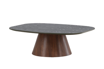 Lanzo sofabord - 120 × 92,5 cm - mørkegrøn, mokka - billede 2
