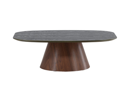 Lanzo sofabord - 120 × 92,5 cm - mørkegrøn, mokka - billede 7