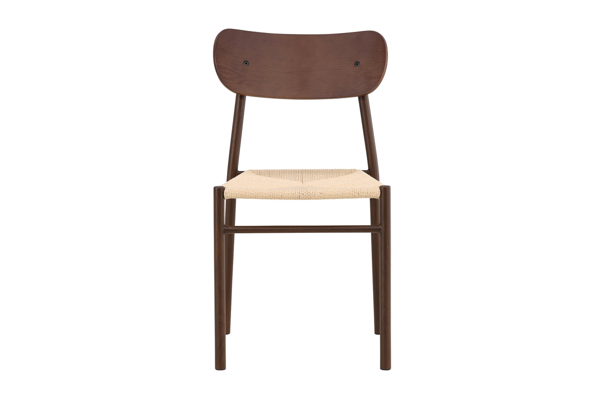 Polly spisebordsstol - beige, mokka - billede 1