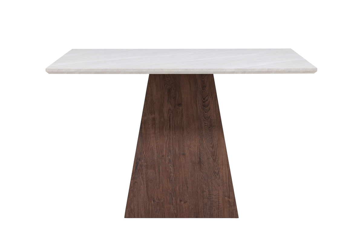 Cael spisebord - 120 × 120 cm - lysegrå, mokka - billede 10