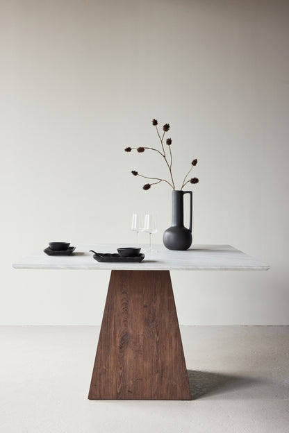 Cael spisebord - 120 × 120 cm - lysegrå, mokka - billede 18