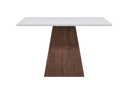 Cael spisebord - 120 × 120 cm - lysegrå, mokka - billede 4