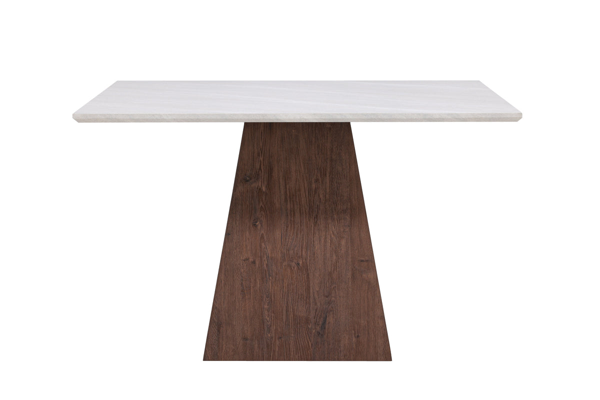 Cael spisebord - 120 × 120 cm - lysegrå, mokka - billede 7