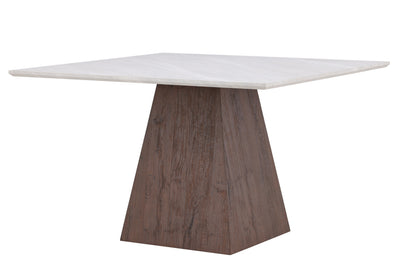 Cael spisebord - 120 × 120 cm - lysegrå, mokka - billede 8