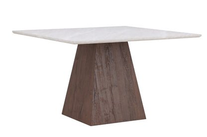 Cael spisebord - 120 × 120 cm - lysegrå, mokka - billede 9
