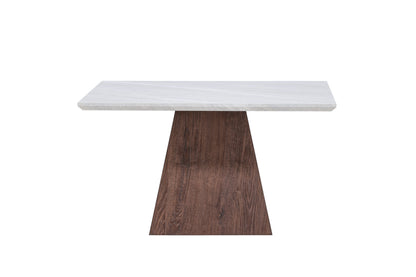 Cael sofabord - 80 × 80 cm - mokka, lysegrå - billede 1