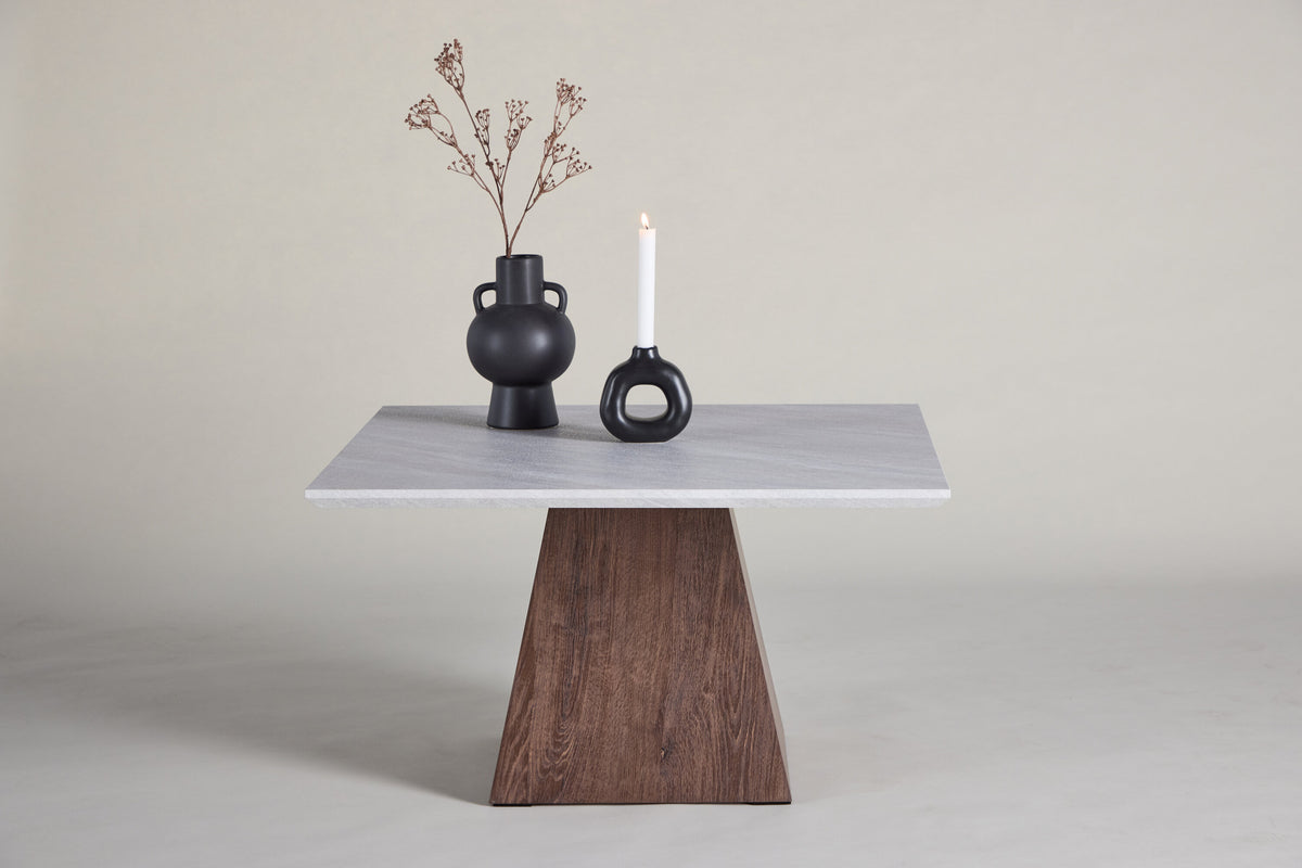 Cael sofabord - 80 × 80 cm - mokka, lysegrå - billede 13
