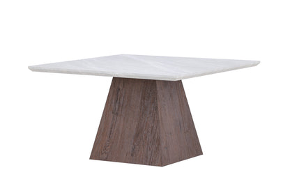 Cael sofabord - 80 × 80 cm - mokka, lysegrå - billede 2