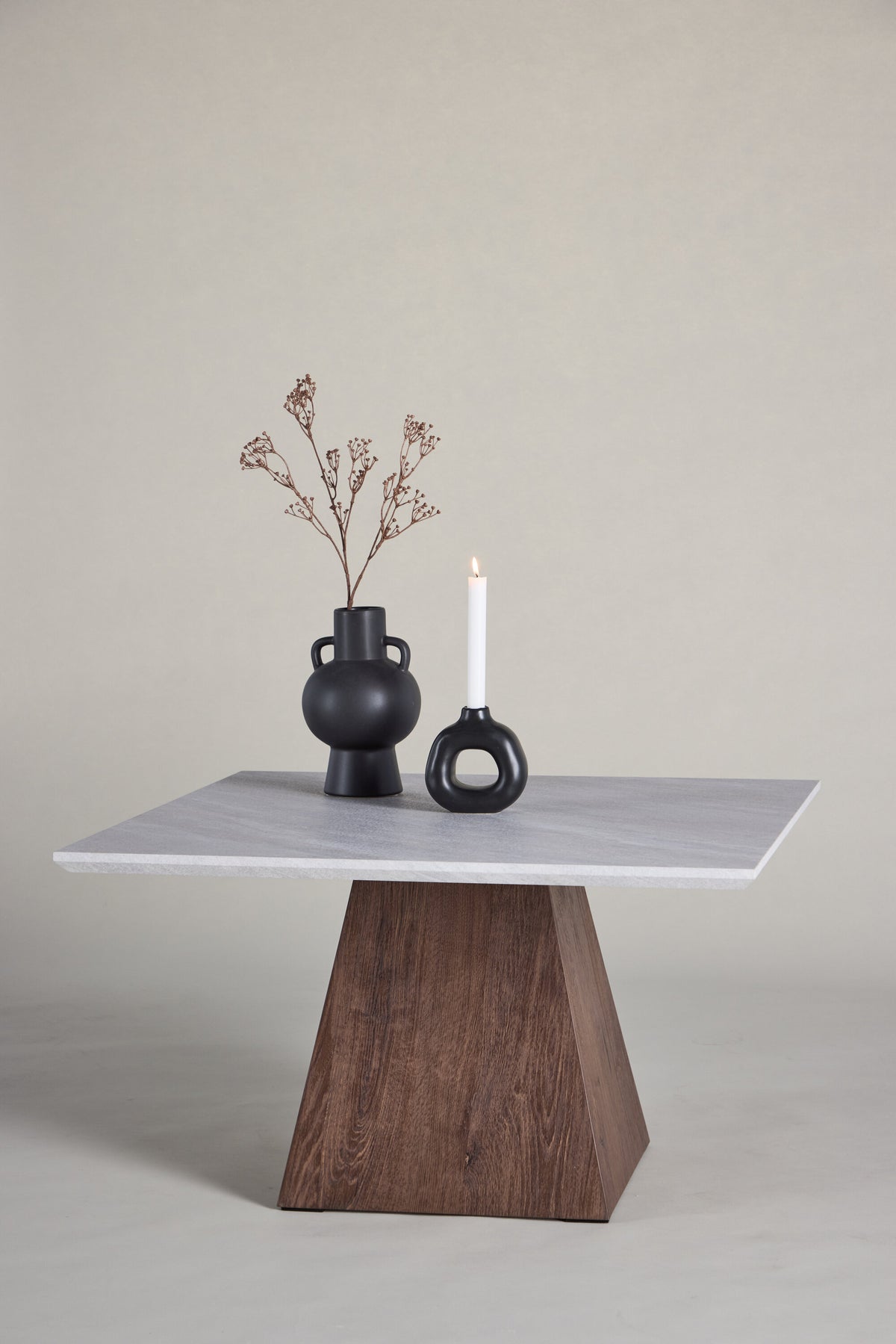 Cael sofabord - 80 × 80 cm - mokka, lysegrå - billede 19