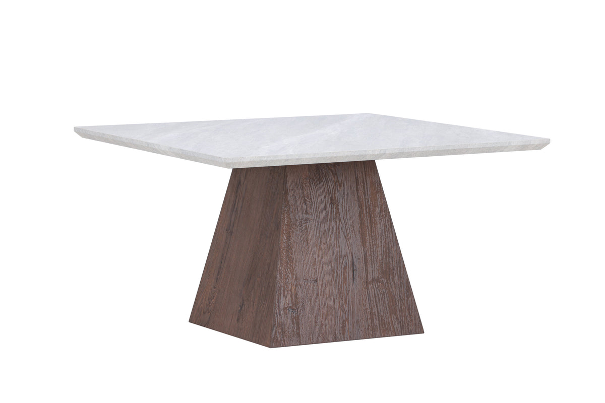 Cael sofabord - 80 × 80 cm - mokka, lysegrå - billede 3
