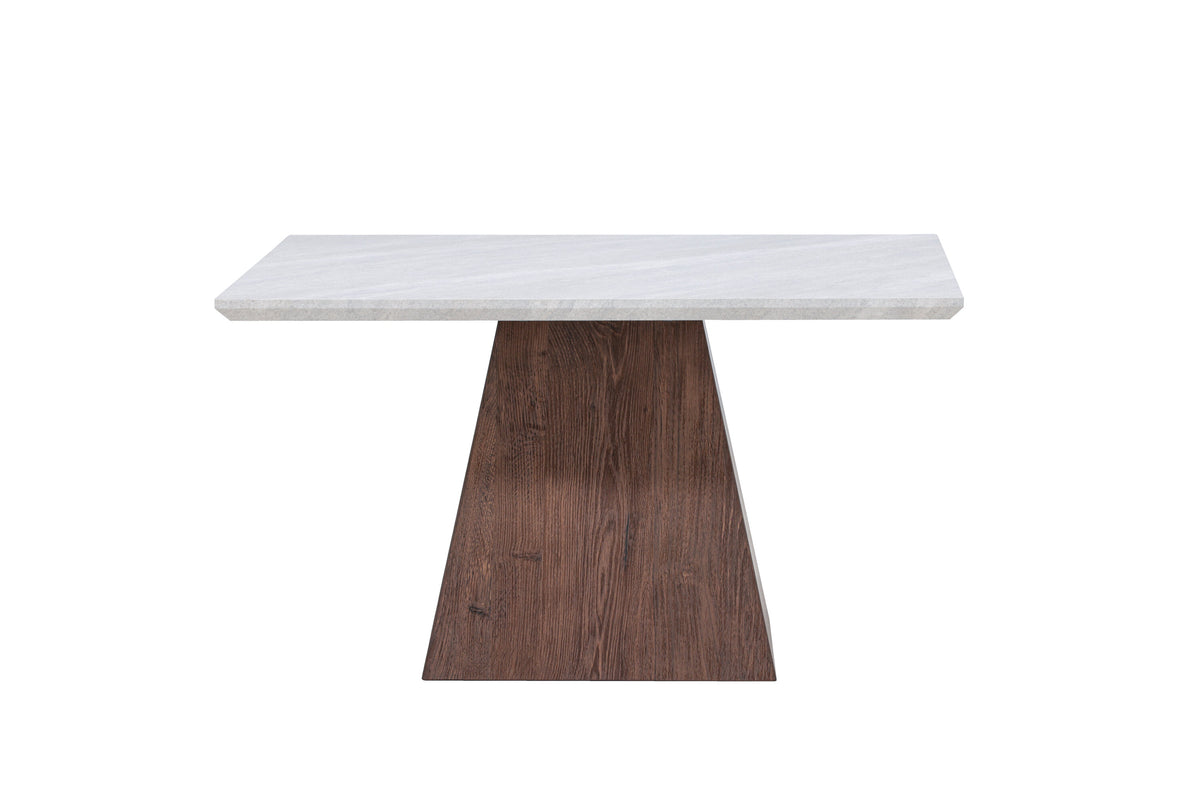 Cael sofabord - 80 × 80 cm - mokka, lysegrå - billede 4