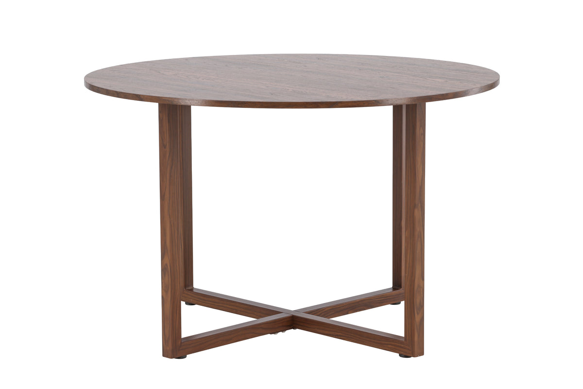 Durango rundt spisebord - Ø120 cm - valnøddefarvet - billede 10