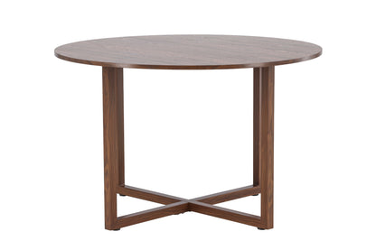 Durango rundt spisebord - Ø120 cm - valnøddefarvet - billede 10