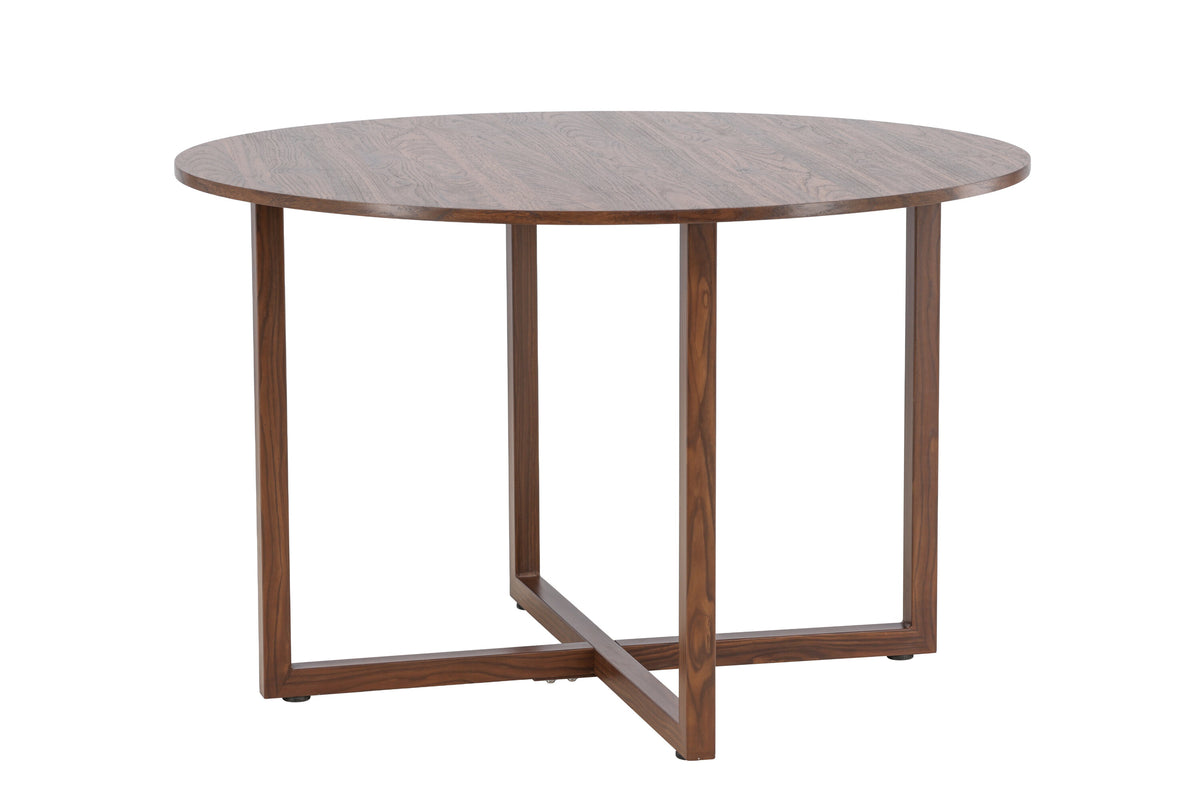 Durango rundt spisebord - Ø120 cm - valnøddefarvet - billede 11