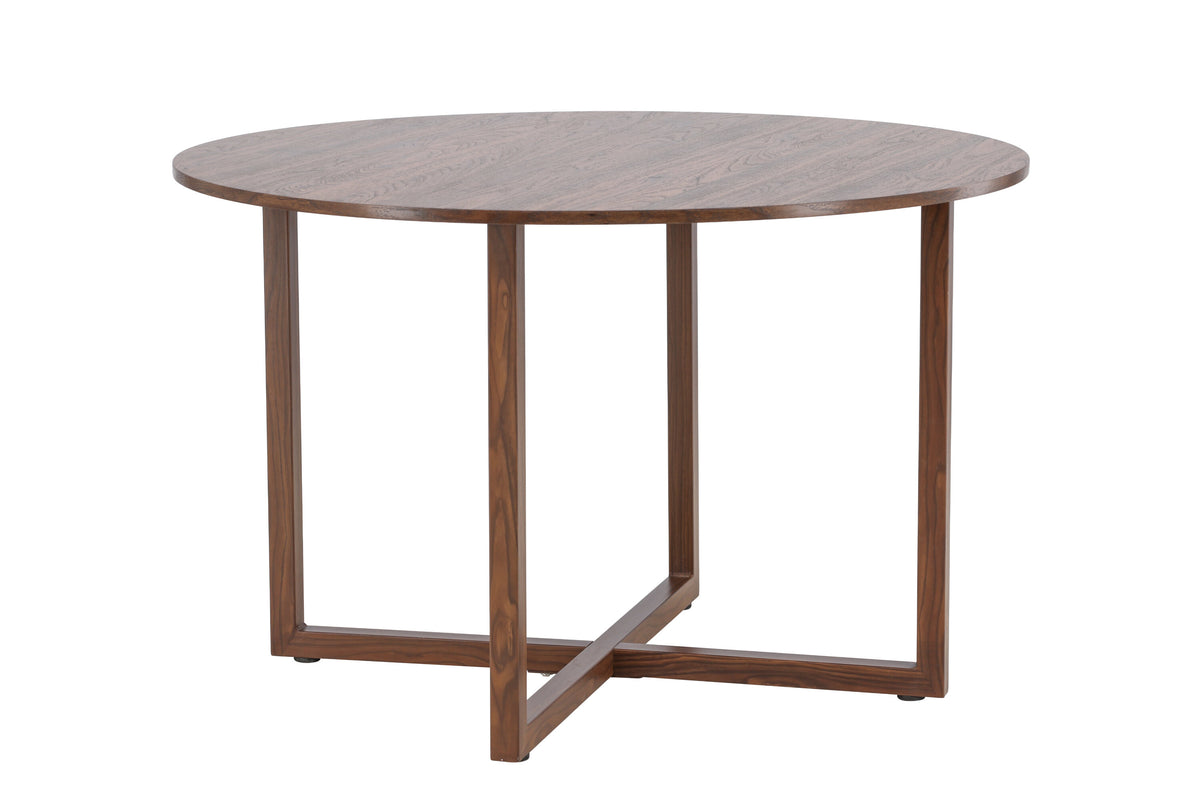 Durango rundt spisebord - Ø120 cm - valnøddefarvet - billede 12