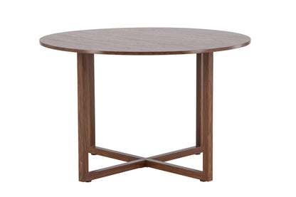 Durango rundt spisebord - Ø120 cm - valnøddefarvet - billede 4