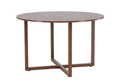 Durango rundt spisebord - Ø120 cm - valnøddefarvet - billede 5