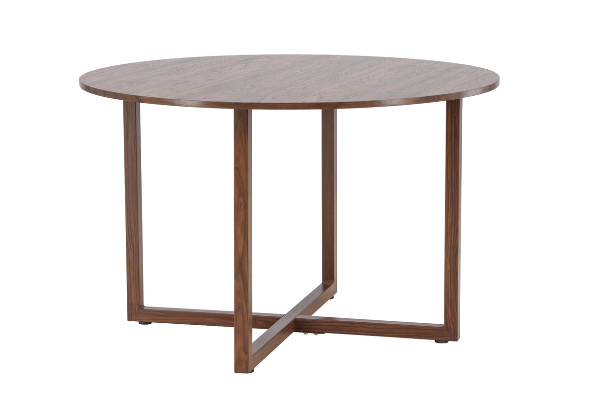 Durango rundt spisebord - Ø120 cm - valnøddefarvet - billede 6