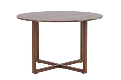 Durango rundt spisebord - Ø120 cm - valnøddefarvet - billede 7
