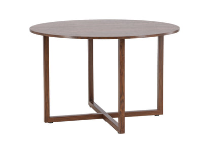 Durango rundt spisebord - Ø120 cm - valnøddefarvet - billede 8