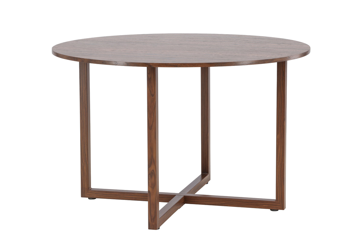 Durango rundt spisebord - Ø120 cm - valnøddefarvet - billede 9