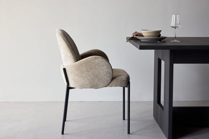 Blom spisebordsstole - beige, sort - 2 stk. - billede 15