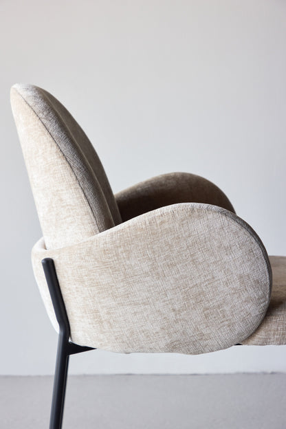 Blom spisebordsstole - beige, sort - 2 stk. - billede 20