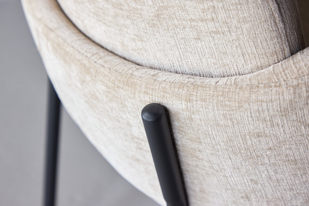 Blom spisebordsstole - beige, sort - 2 stk. - billede 17