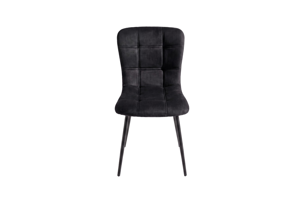 Punsch spisebordsstole - sort - 2 stk. - billede 1
