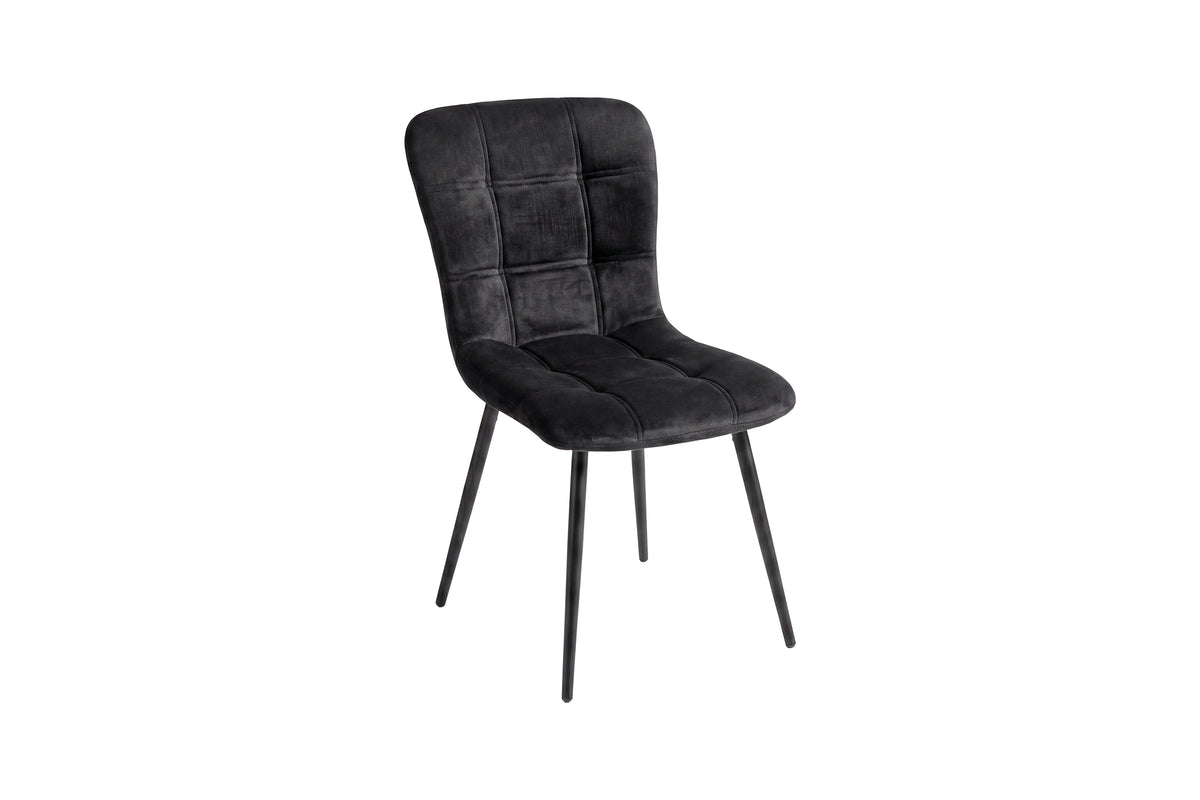 Punsch spisebordsstole - sort - 2 stk. - billede 2