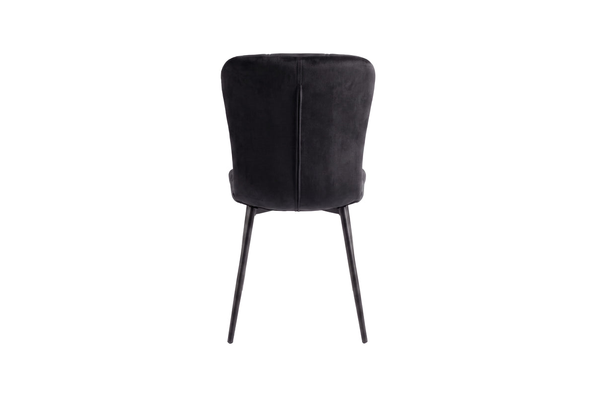 Punsch spisebordsstole - sort - 2 stk. - billede 4