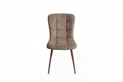 Punsch spisebordsstole - brun, natur - 2 stk. - billede 1